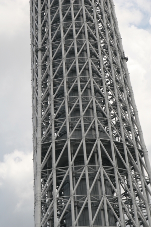 sky tree in Tokyo Japanのeditorial素材