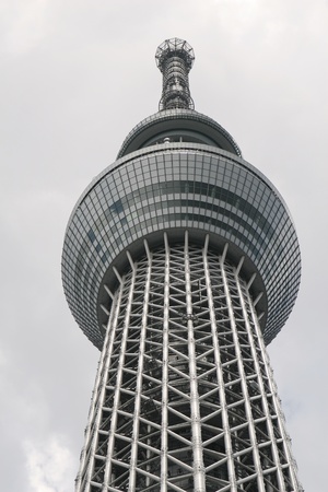 sky tree in Tokyo Japanのeditorial素材