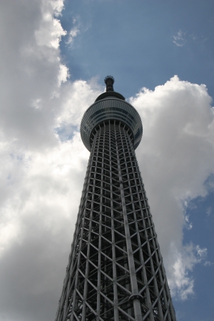 sky tree in Tokyo Japanのeditorial素材