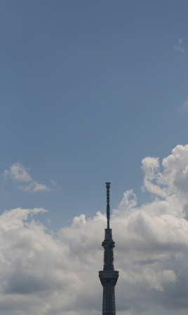 sky tree in Tokyo Japanのeditorial素材