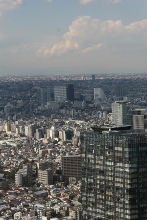 Tokyo skylineのeditorial素材
