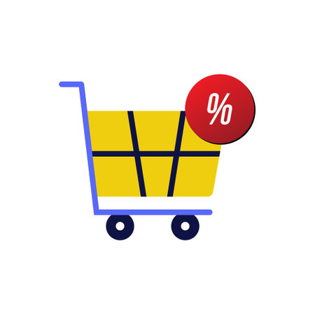 Shopping cart icon vector illustrationのイラスト素材
