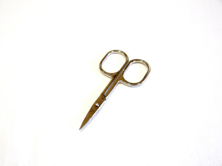 Small manicure scissors for cutting nails on foots and handsの写真素材