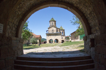 Old monastery Gelatiの写真素材