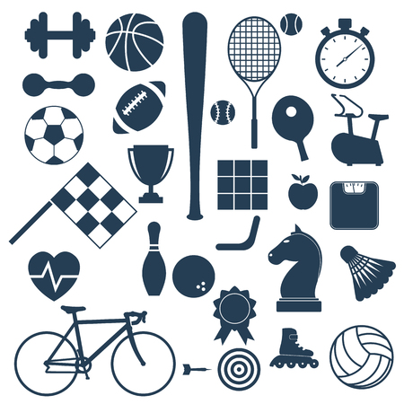 Sports icons.のイラスト素材