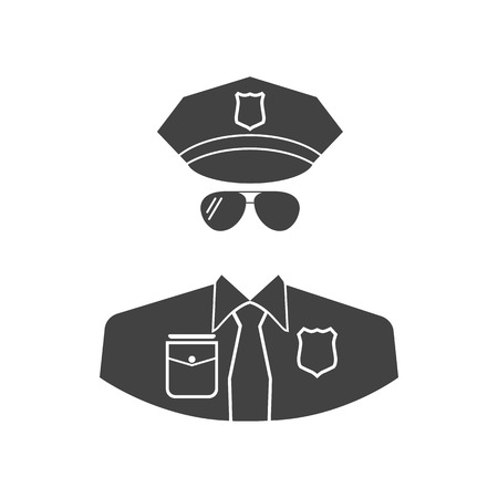 Cop icon vector.のイラスト素材