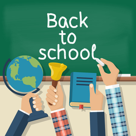 Welcome back to school. Concept education.のイラスト素材