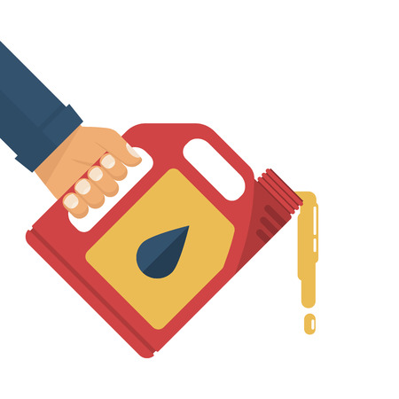 Replacement motor oil.のイラスト素材