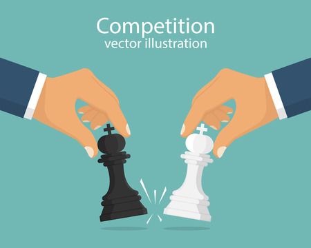 Concept of business competition.のイラスト素材