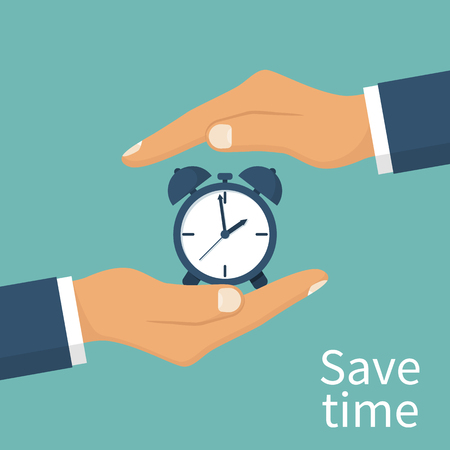 Save time conceptのイラスト素材