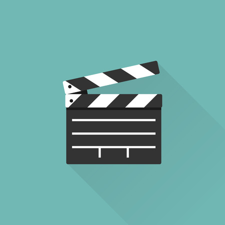 Movie clapper boardのイラスト素材