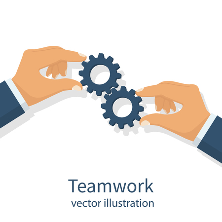 Effective teamwork concept.のイラスト素材