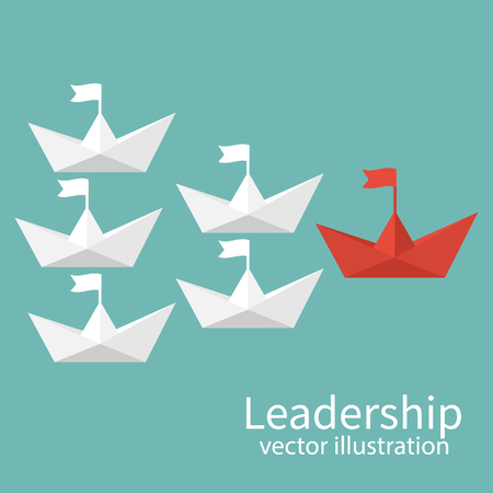 Leadership concept vectorのイラスト素材