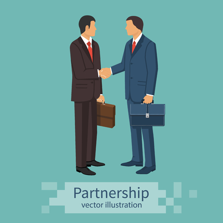 Partnership concept. Business meeting.のイラスト素材