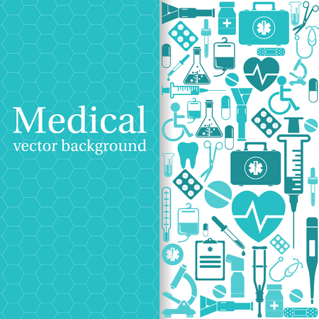 Medical background Vectorのイラスト素材