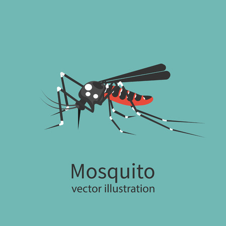 Mosquito icon isolated on background.のイラスト素材