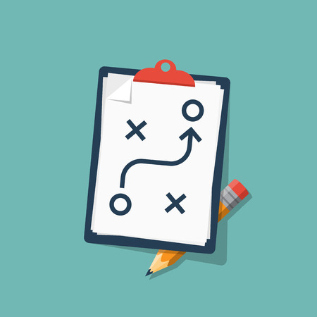 Planning strategy concept. Vector illustration.のイラスト素材