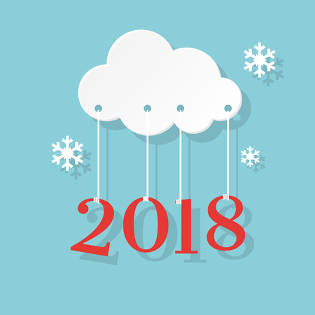 2018 Happy New Year.のイラスト素材