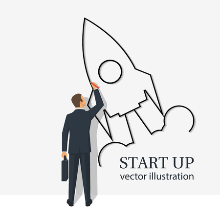 Start up template vectorのイラスト素材
