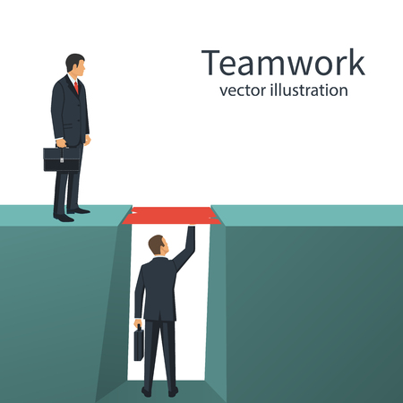 Teamwork concept vectorのイラスト素材