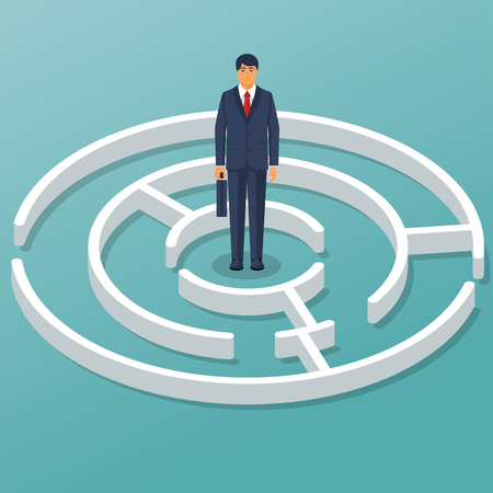 Business challenge vectorのイラスト素材