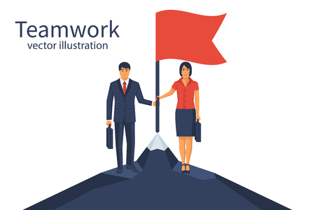 Business teamwork conceptのイラスト素材