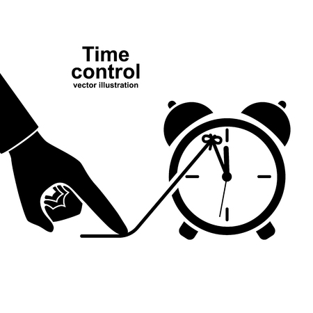 Time control icon pictogramのイラスト素材