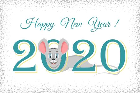 Happy New Year illustrationのイラスト素材