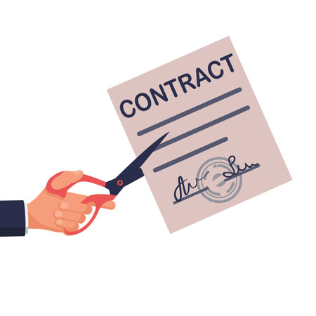 Contract for destruction. Shredder machine. Paper shredder. Cartoon style. Vector illustration flat design. Isolated on background. Information protection.のイラスト素材