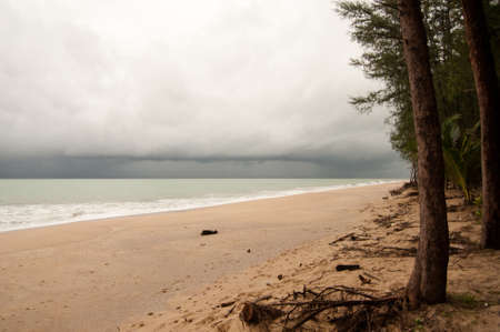 storm in the seaの写真素材