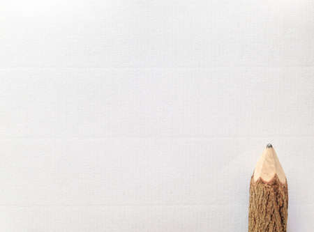 white note paper with pencilの写真素材