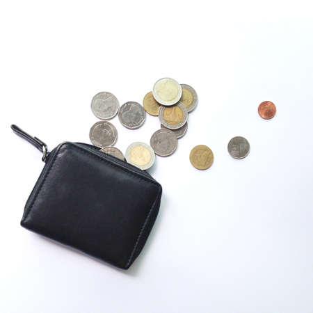 spend all money in a purseの写真素材