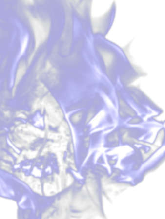 cool flame or fire background with neon glow effectの写真素材