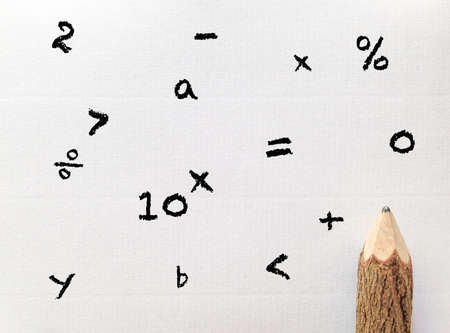 concept idea for back to school wording on white note paper with pencilの写真素材