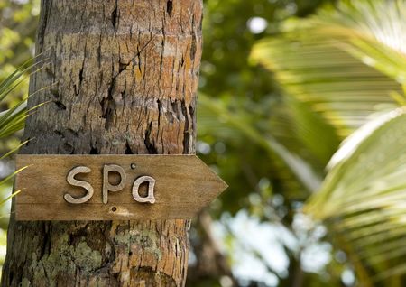 Spa signの写真素材