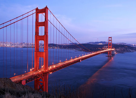 Golden Gate Bridge at Dusk, San Francisco