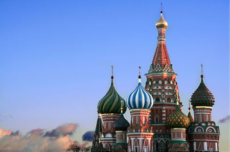 St. Basils Cathedral, Moscowの写真素材