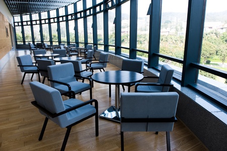 office bar with many chairs and table. のeditorial素材