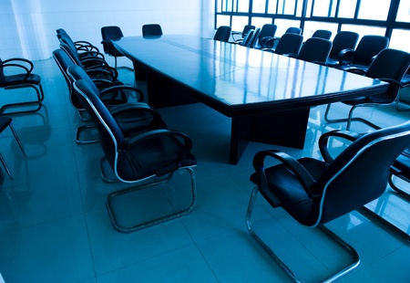 Empty business conference room interior.のeditorial素材