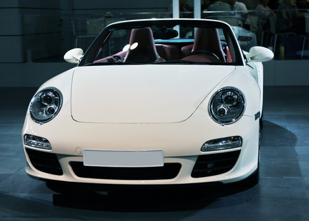 Porsche 911 GT displayed at the motor show.
のeditorial素材