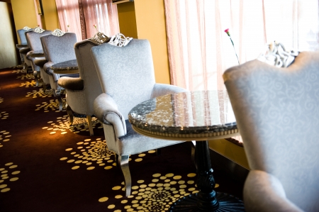 Inside of the coffee shop.のeditorial素材