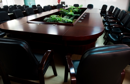 empty boardroom or meeting room. のeditorial素材