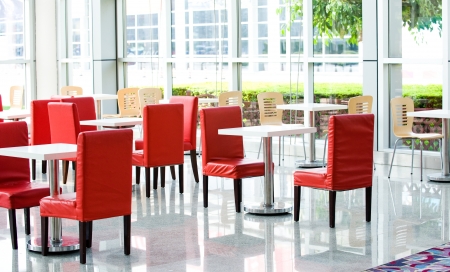 office bar with many chairs and table.のeditorial素材