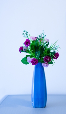 Front shot of flower in vase.の写真素材