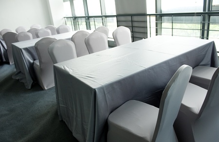 A view of a restaurant interior の写真素材