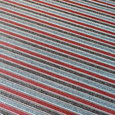 colorful textured striped fabric, carpet.の写真素材