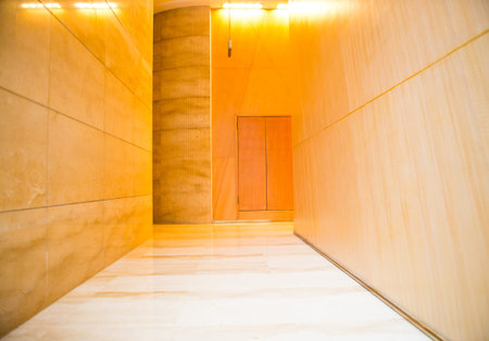 empty corridor in the modern office building.