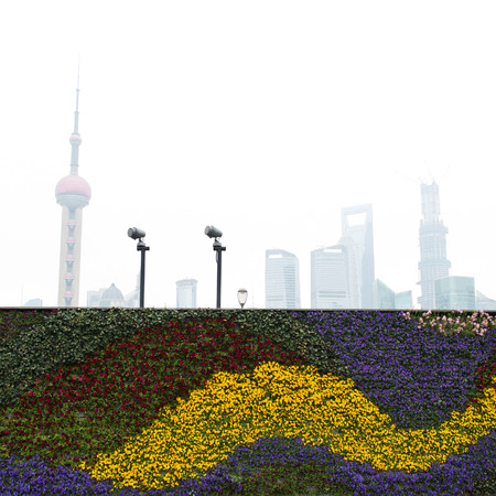 Beautiful  scene in Shanghai , China.の写真素材