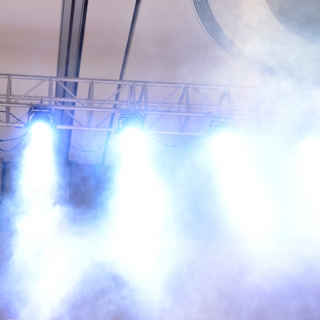 spot-light in a stage. stage lightsの写真素材