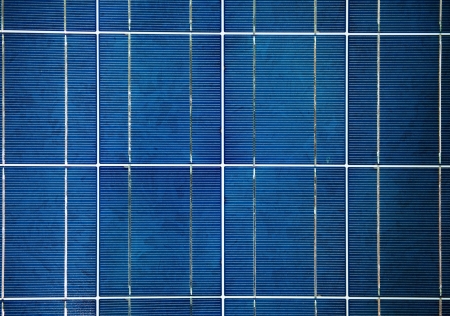 close-up of solar panels.の写真素材